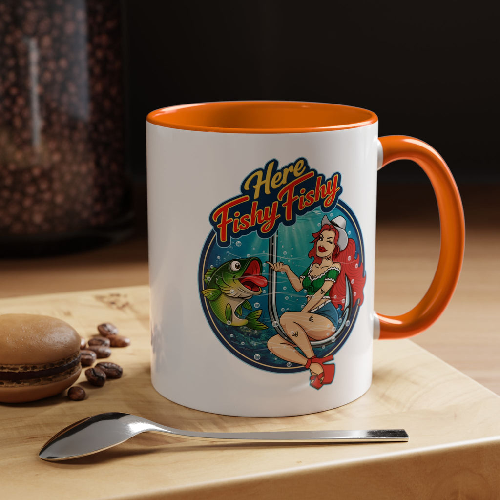 "Here Fishy Fishy" Phat Hookers Coffee Mug