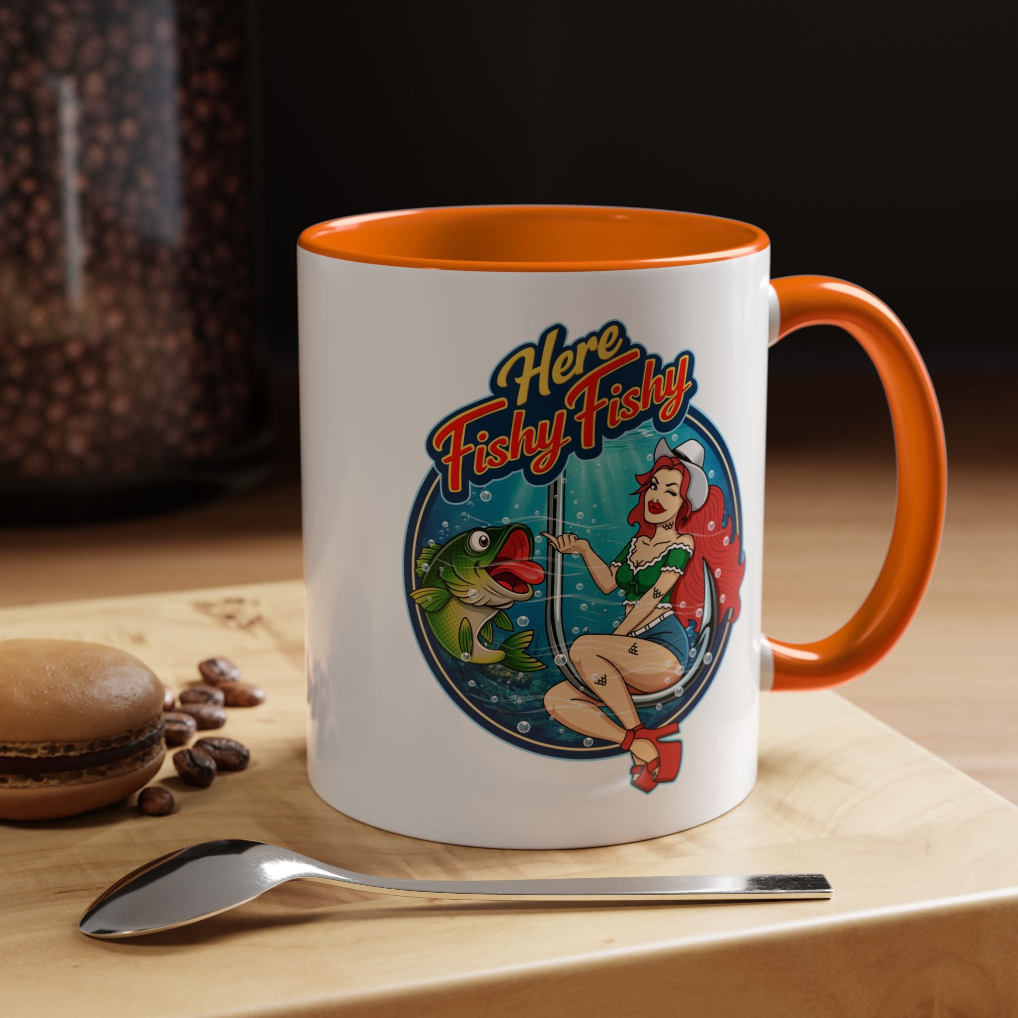 "Here Fishy Fishy" Phat Hookers Coffee Mug