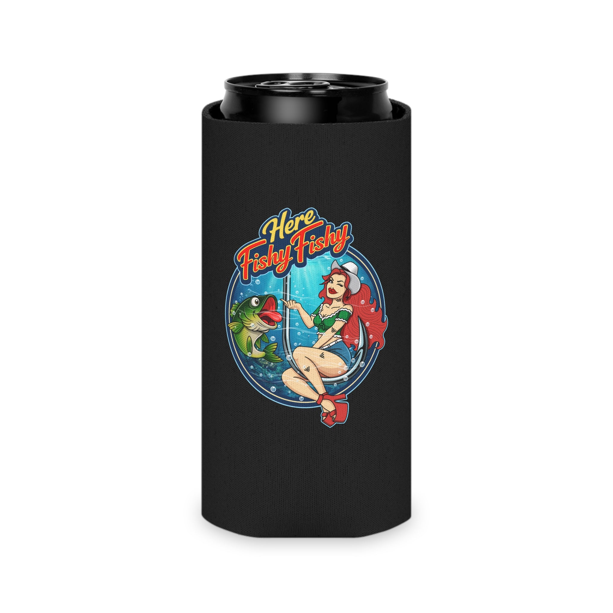 "Here Fishy Fishy" Phat Hookers [Tackle] Can Cooler