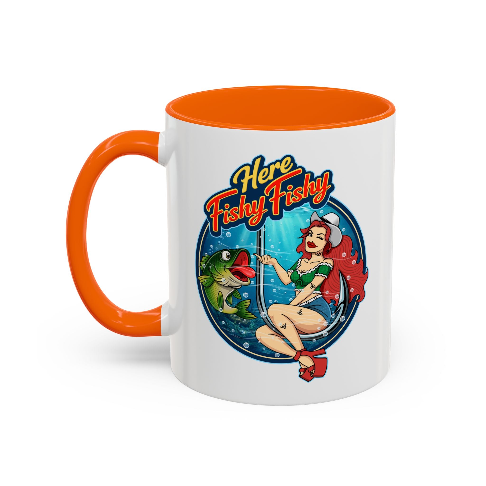 "Here Fishy Fishy" Phat Hookers Coffee Mug