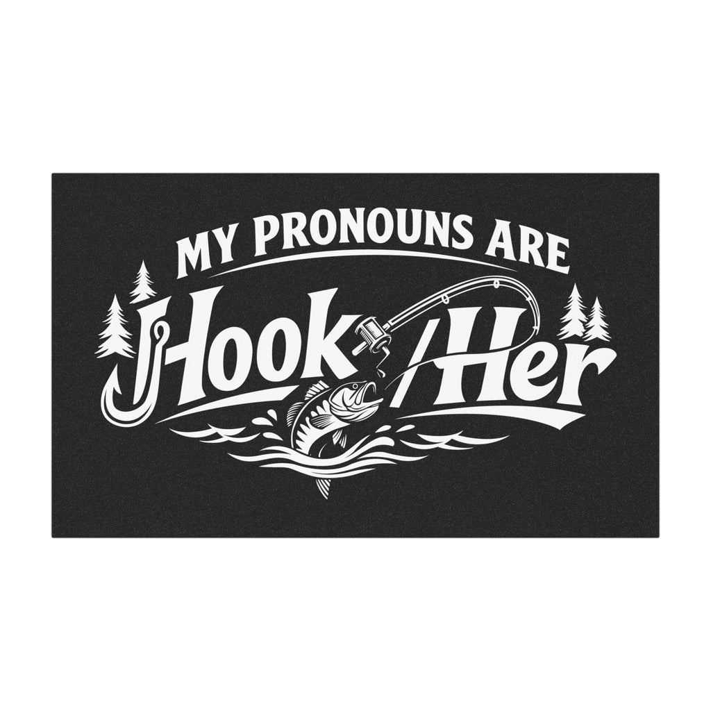 My Pronouns Are Hook/Her Car Magnet Phat Hookers [Tackle]