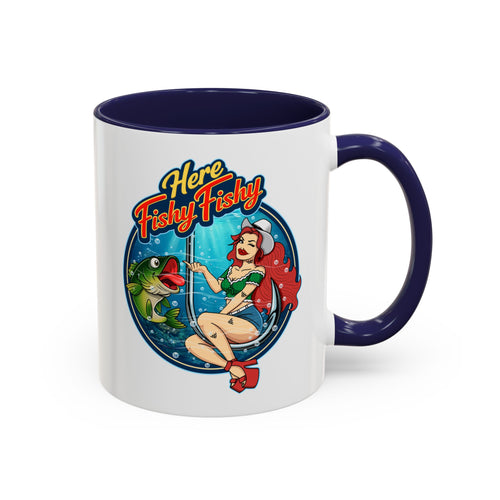 "Here Fishy Fishy" Phat Hookers Coffee Mug