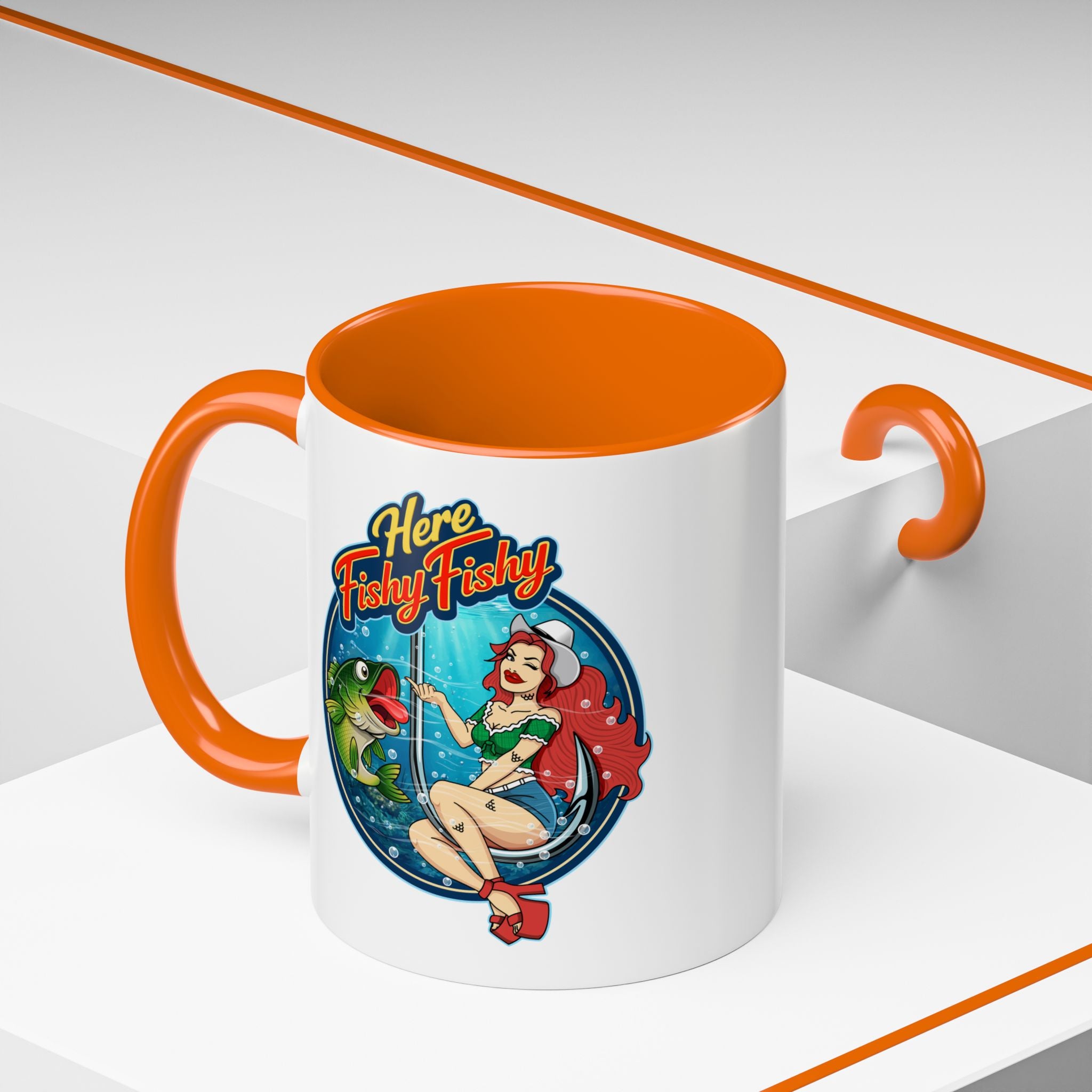 "Here Fishy Fishy" Phat Hookers Coffee Mug