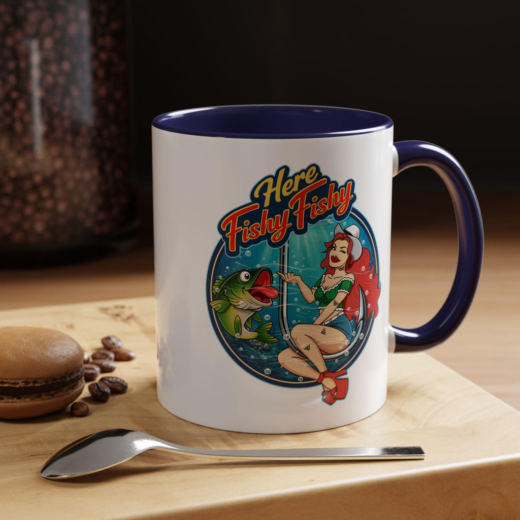 "Here Fishy Fishy" Phat Hookers Coffee Mug