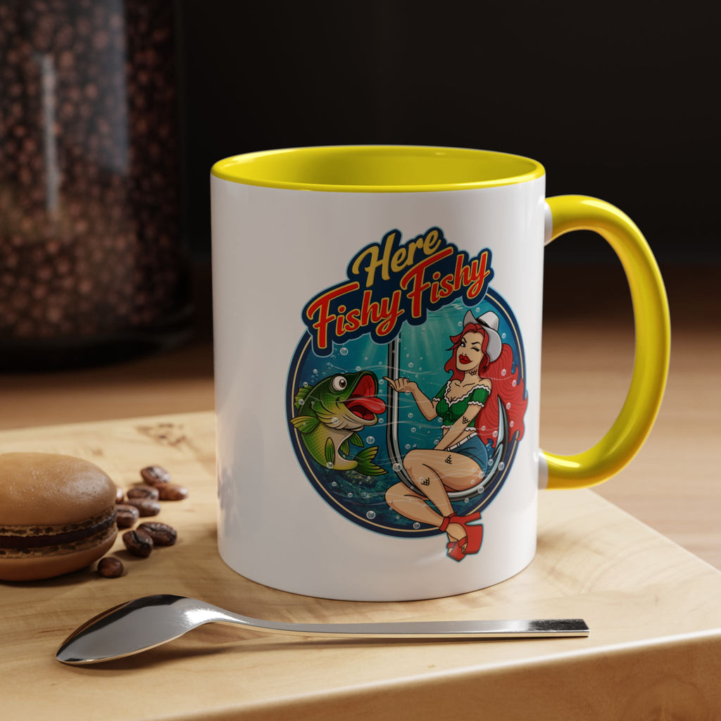 "Here Fishy Fishy" Phat Hookers Coffee Mug