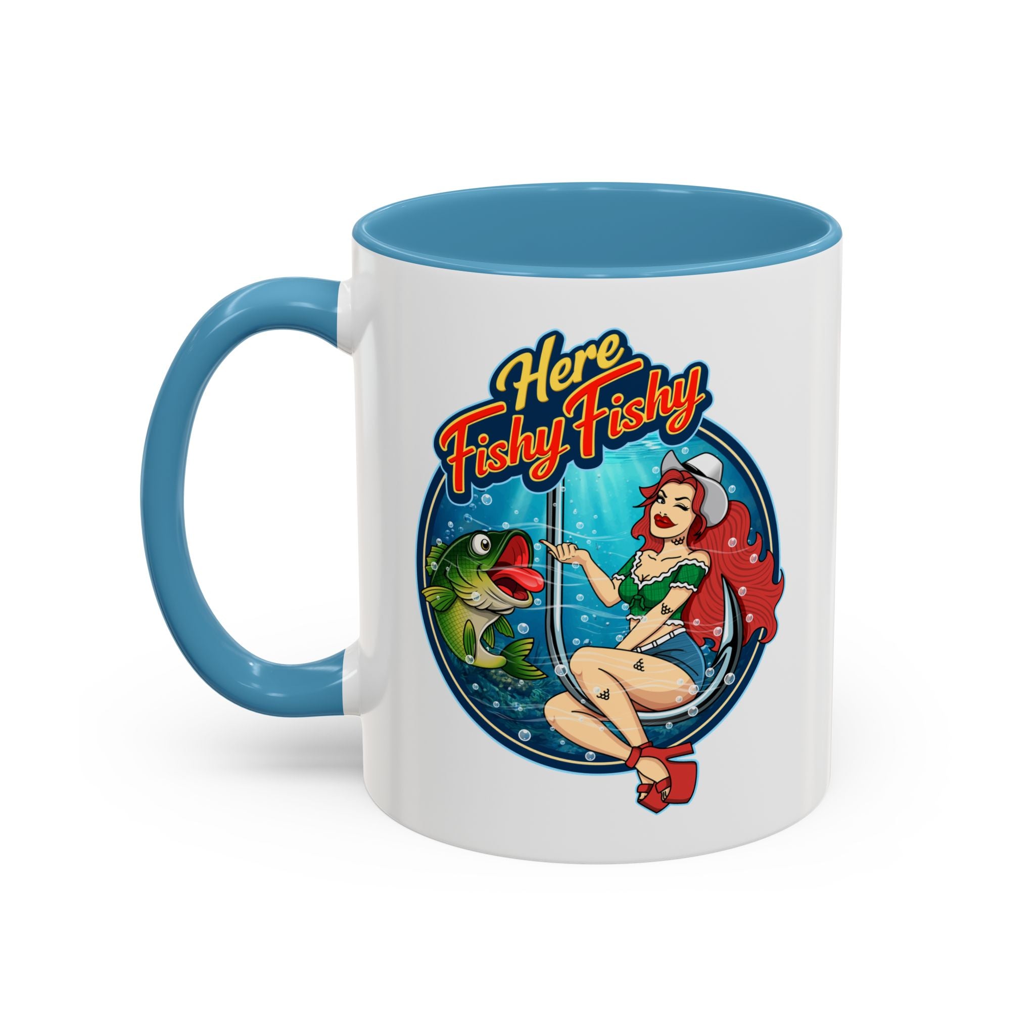 "Here Fishy Fishy" Phat Hookers Coffee Mug