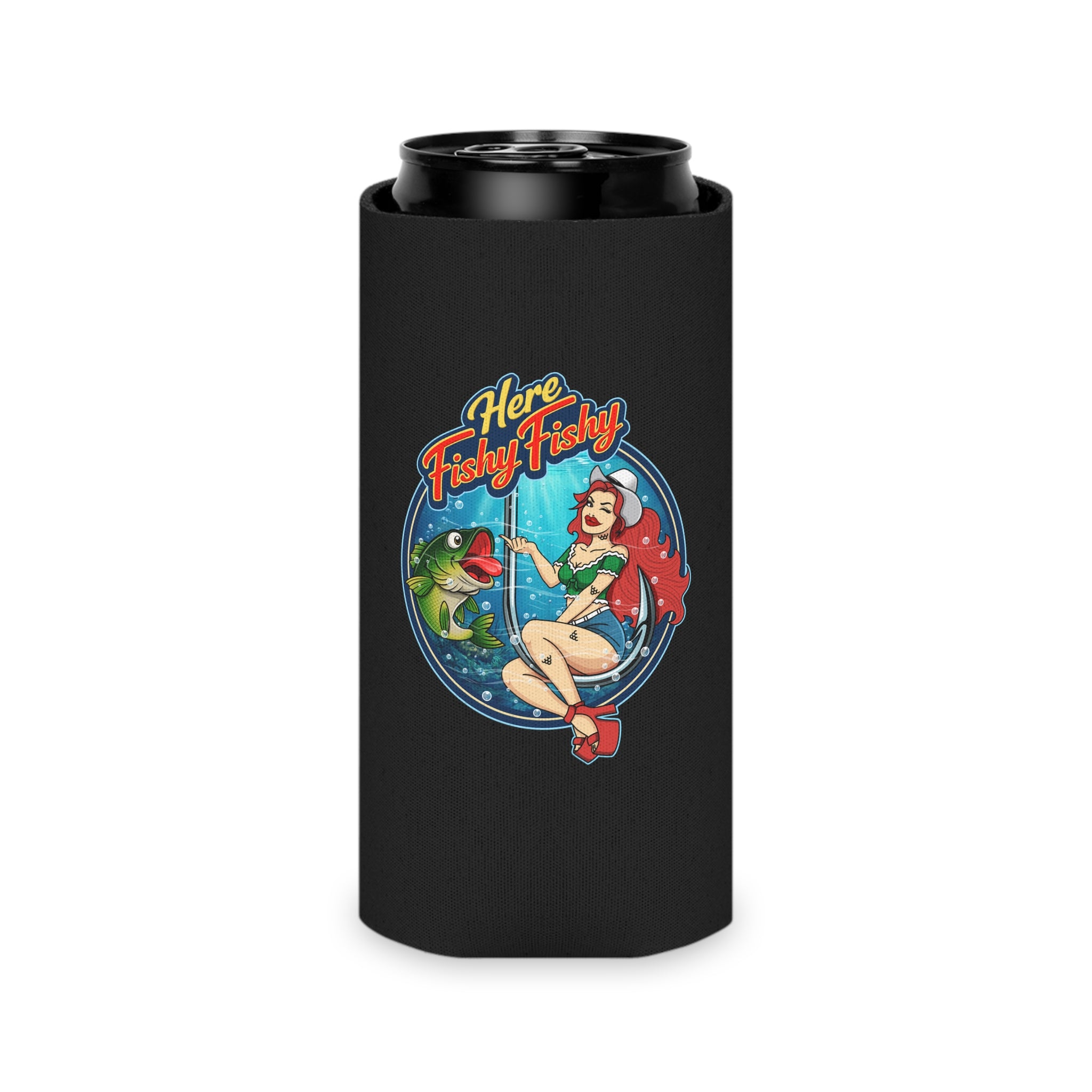 "Here Fishy Fishy" Phat Hookers [Tackle] Can Cooler