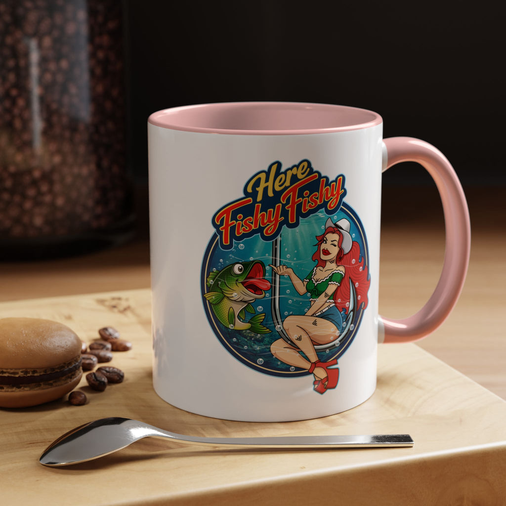 "Here Fishy Fishy" Phat Hookers Coffee Mug