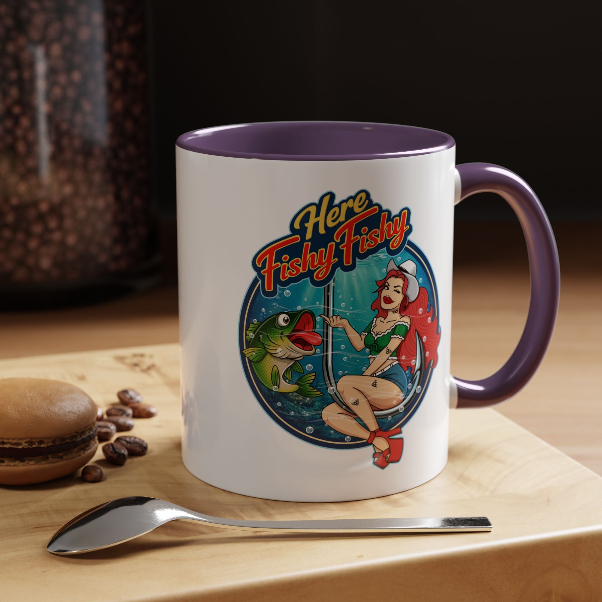 "Here Fishy Fishy" Phat Hookers Coffee Mug