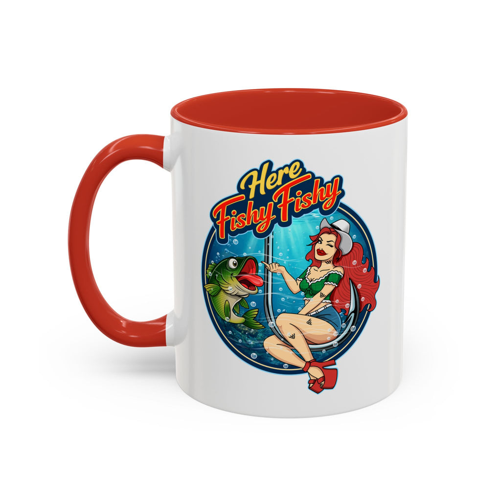 "Here Fishy Fishy" Phat Hookers Coffee Mug