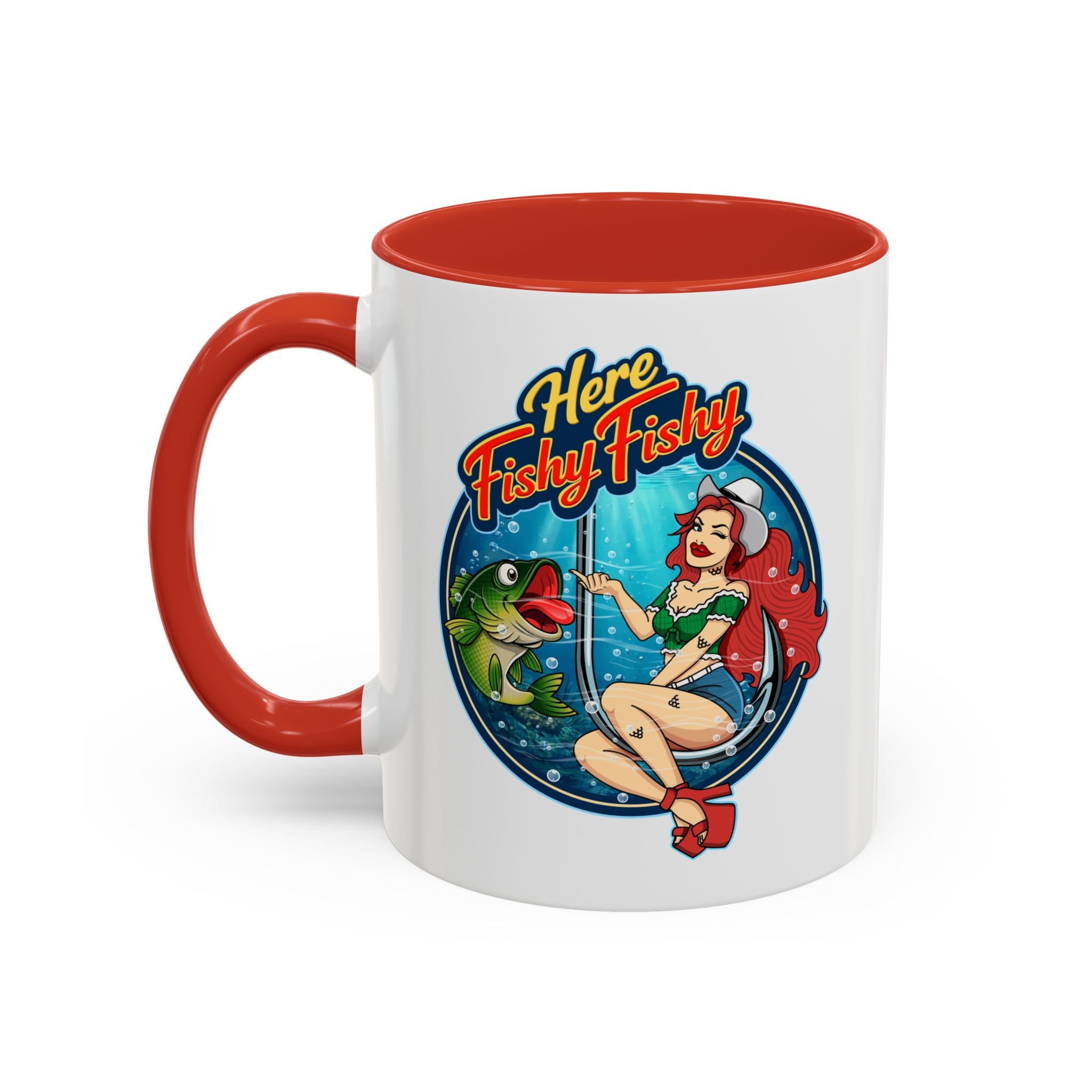 "Here Fishy Fishy" Phat Hookers Coffee Mug