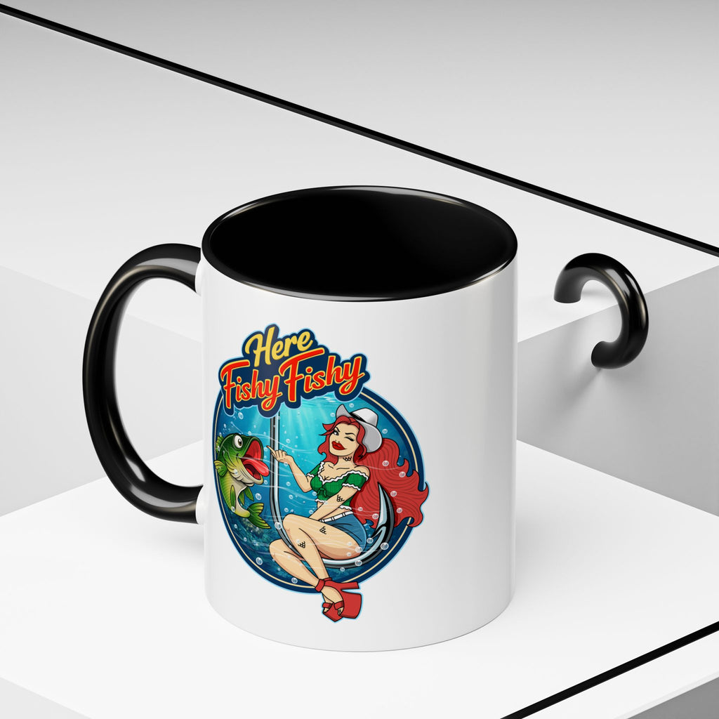 "Here Fishy Fishy" Phat Hookers Coffee Mug