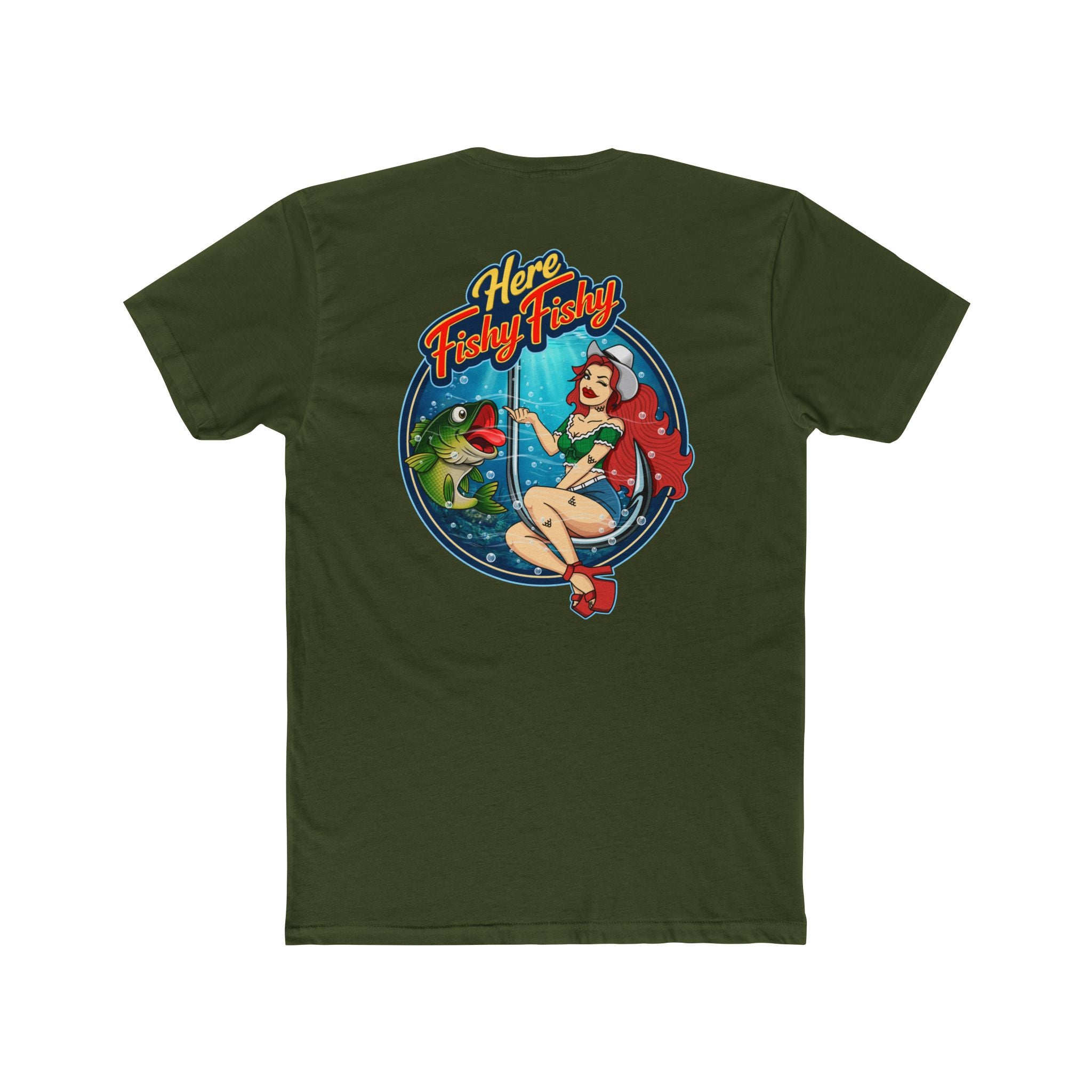 "Here Fishy Fishy" Phat Hookers [Tackle] Shirt