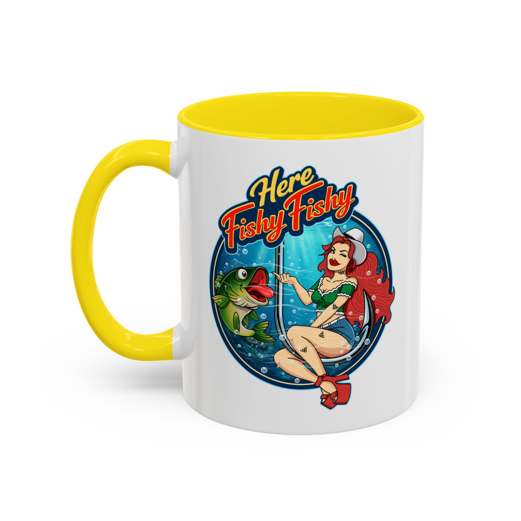 "Here Fishy Fishy" Phat Hookers Coffee Mug